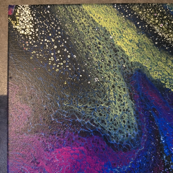 HANDCRAFTED Abstract 2pc Painting HANDMADE HANDPAINTED Wall Art Decor Artwork - Picture 7 of 17